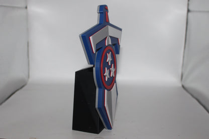 Tennessee Titans National Football League 3D printed Logo Sign Wall Desk Shelf Art