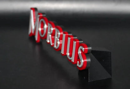 Morbius 3D printed Logo Sign Wall Desk Shelf Art