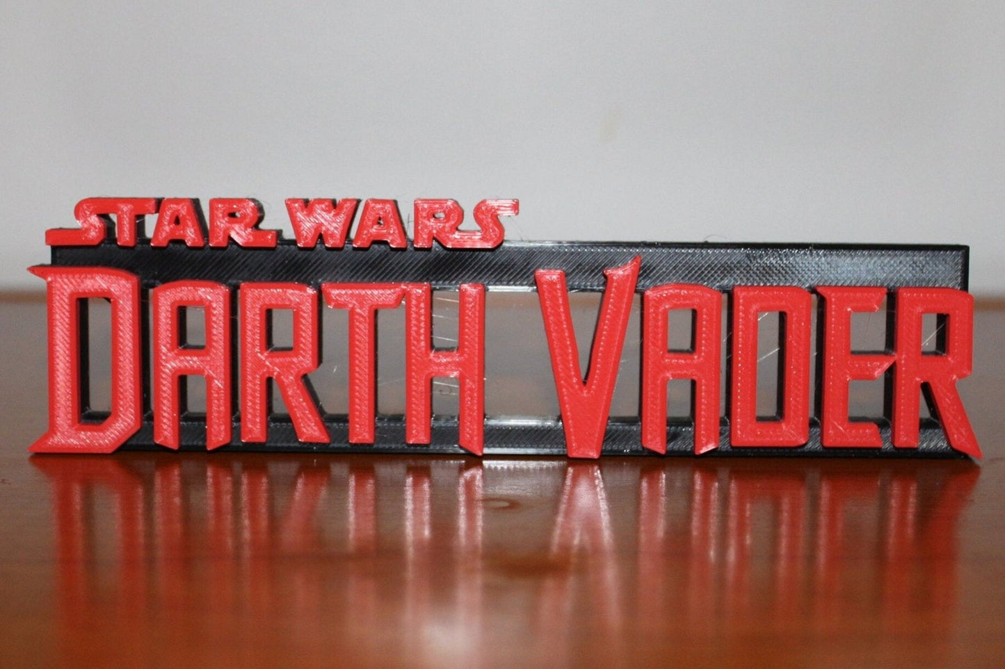 Darth Vader 3D printed Logo Sign Wall Desk Shelf Art