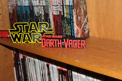 Darth Vader 3D printed Comic Logo Art