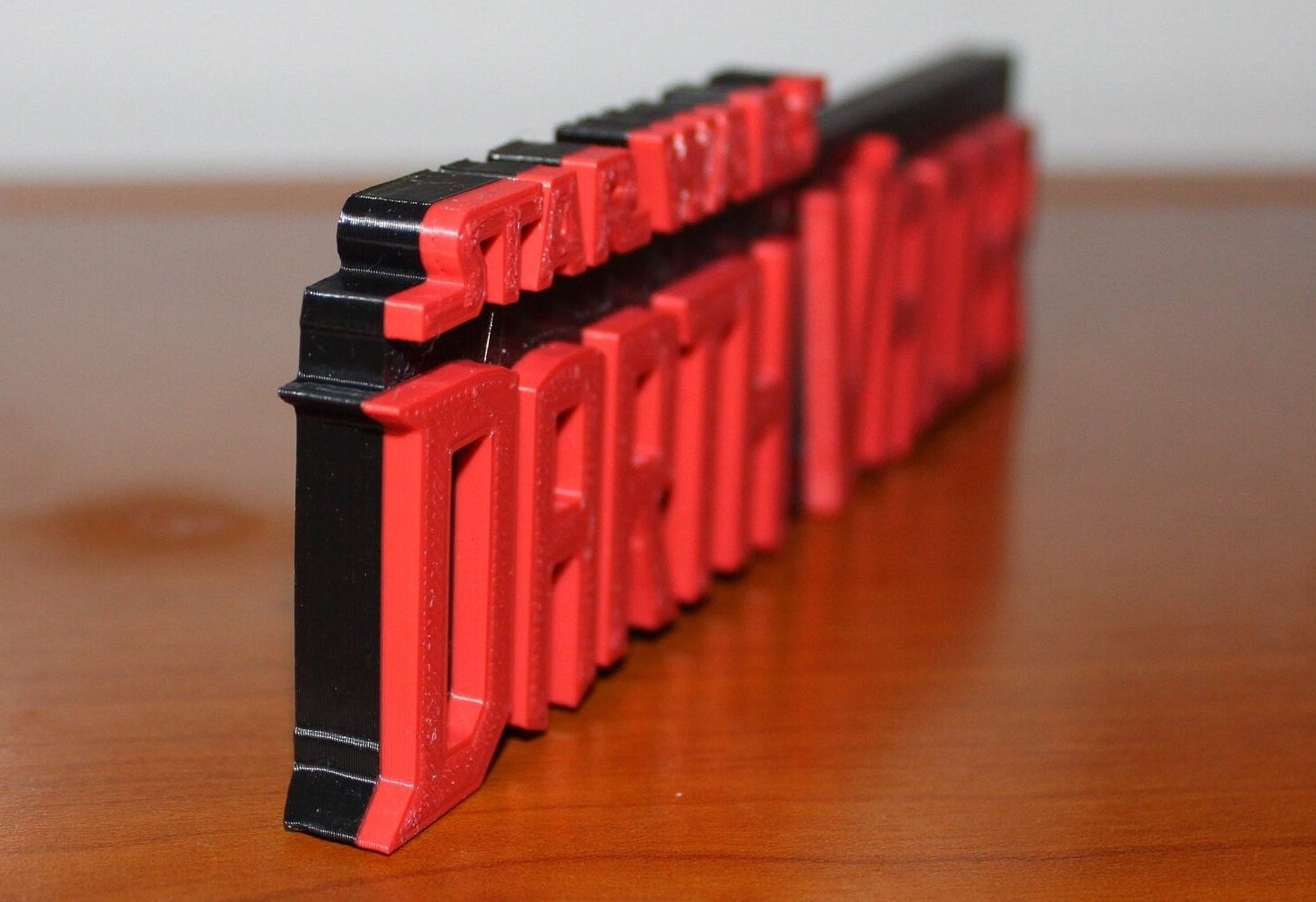 Darth Vader 3D printed Comic Logo Art