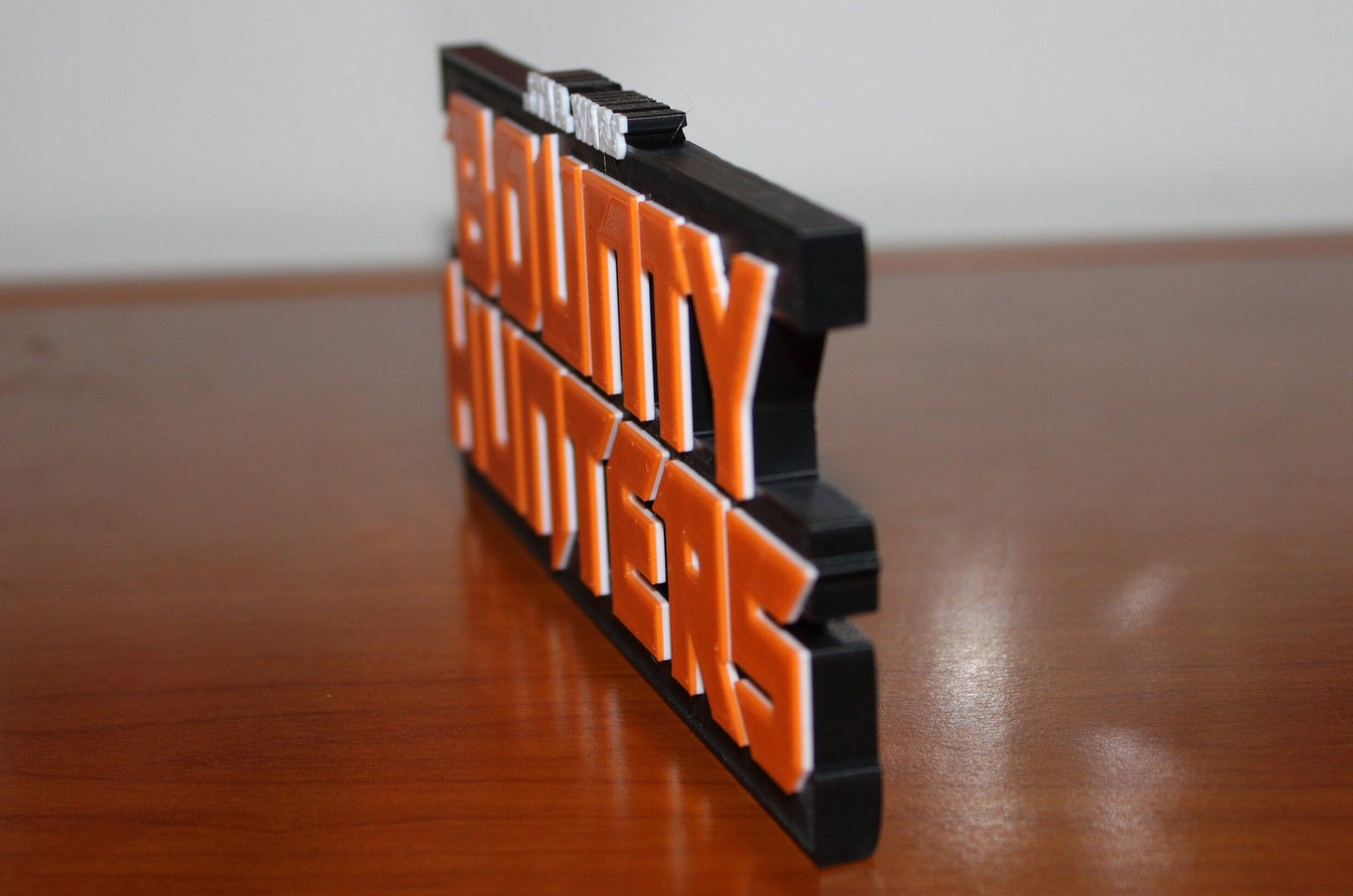 Bounty Hunters 3D printed Comic Logo Art