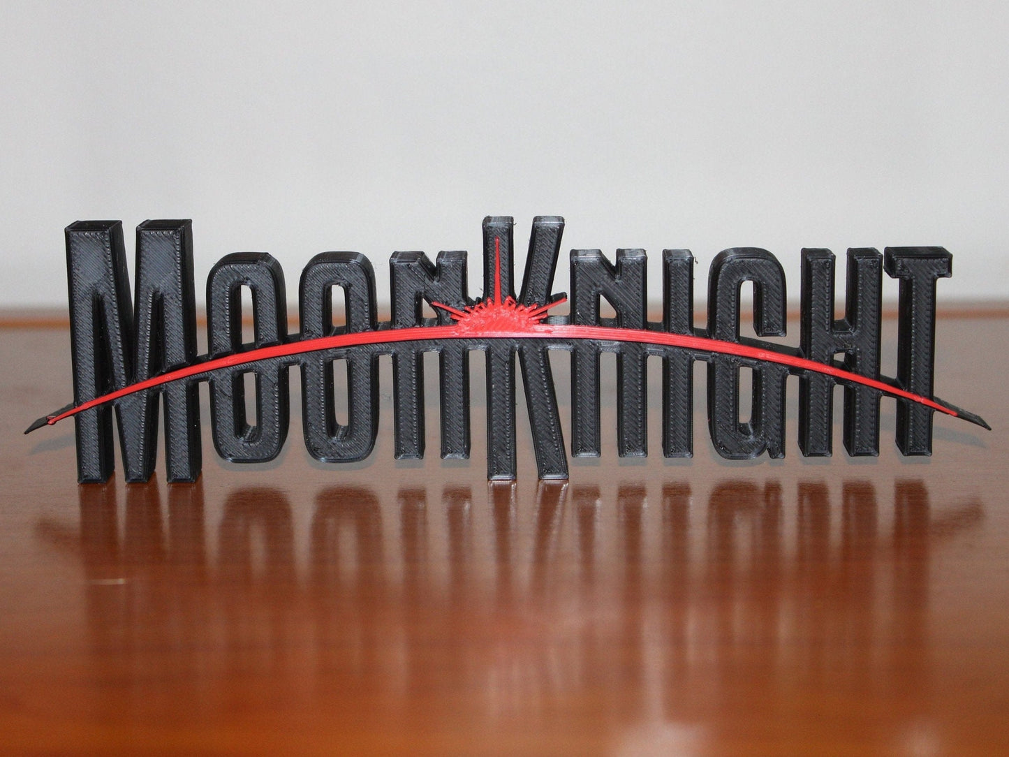 Moon Knight 3D printed Logo Sign Wall Desk Shelf Art