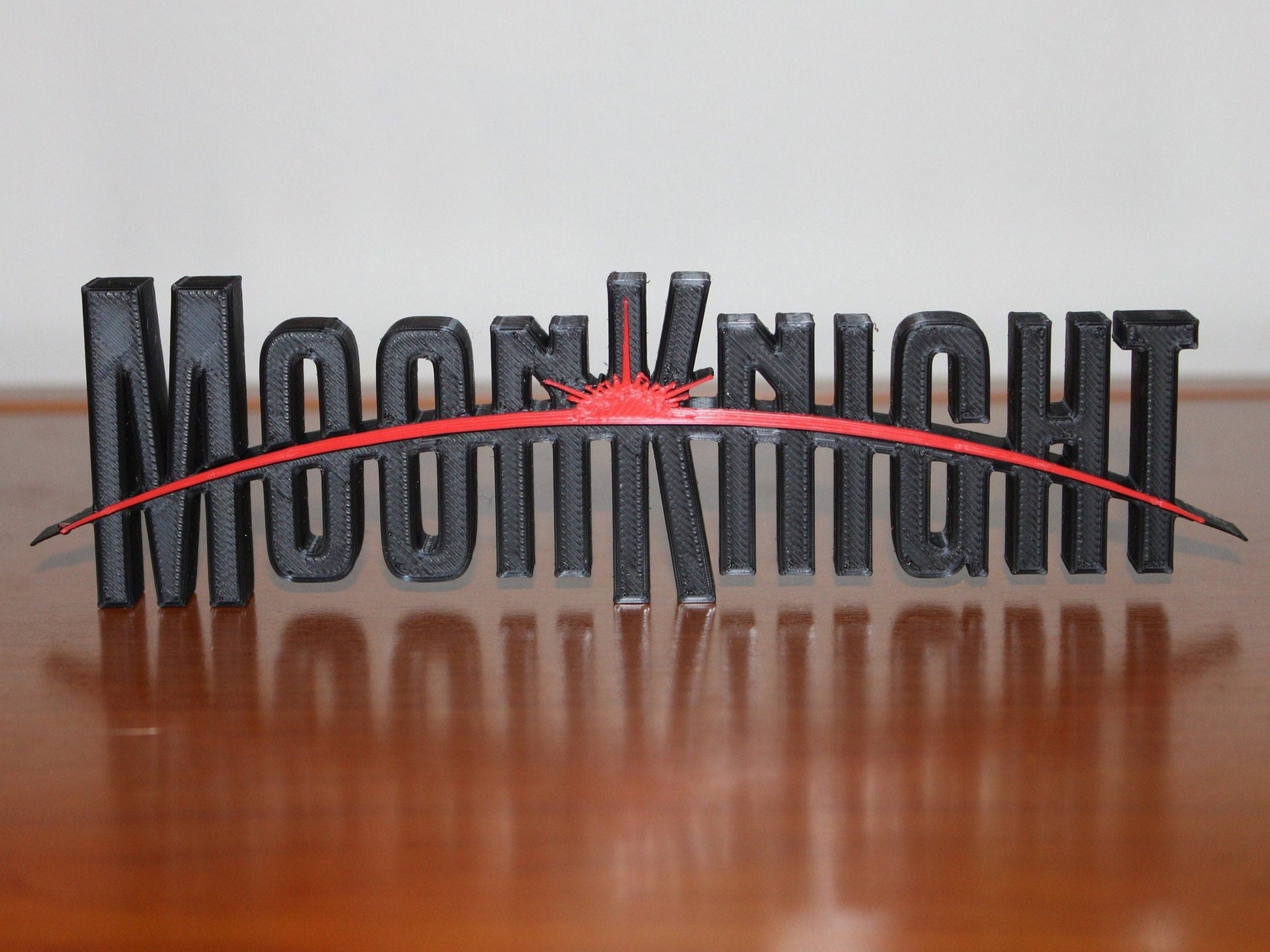 Moon Knight 3D printed Comic Logo Art