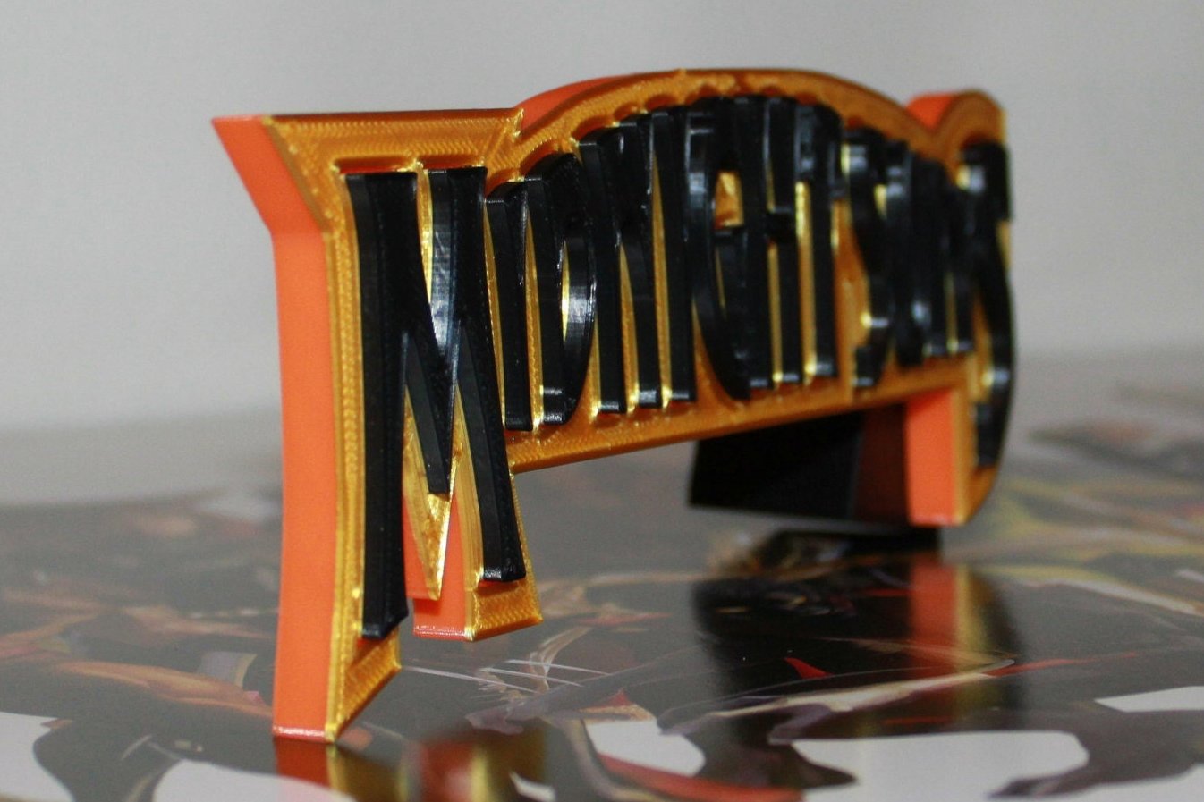 Midnight Suns 3D printed Comic Logo Art