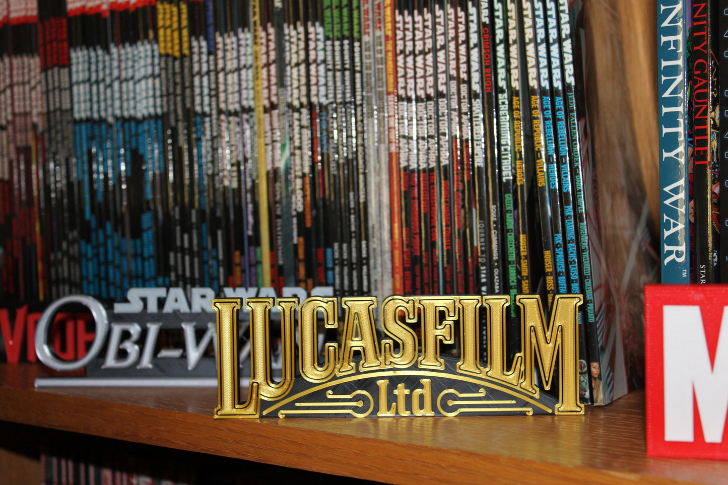 Lucasfilm 3D printed Logo Art