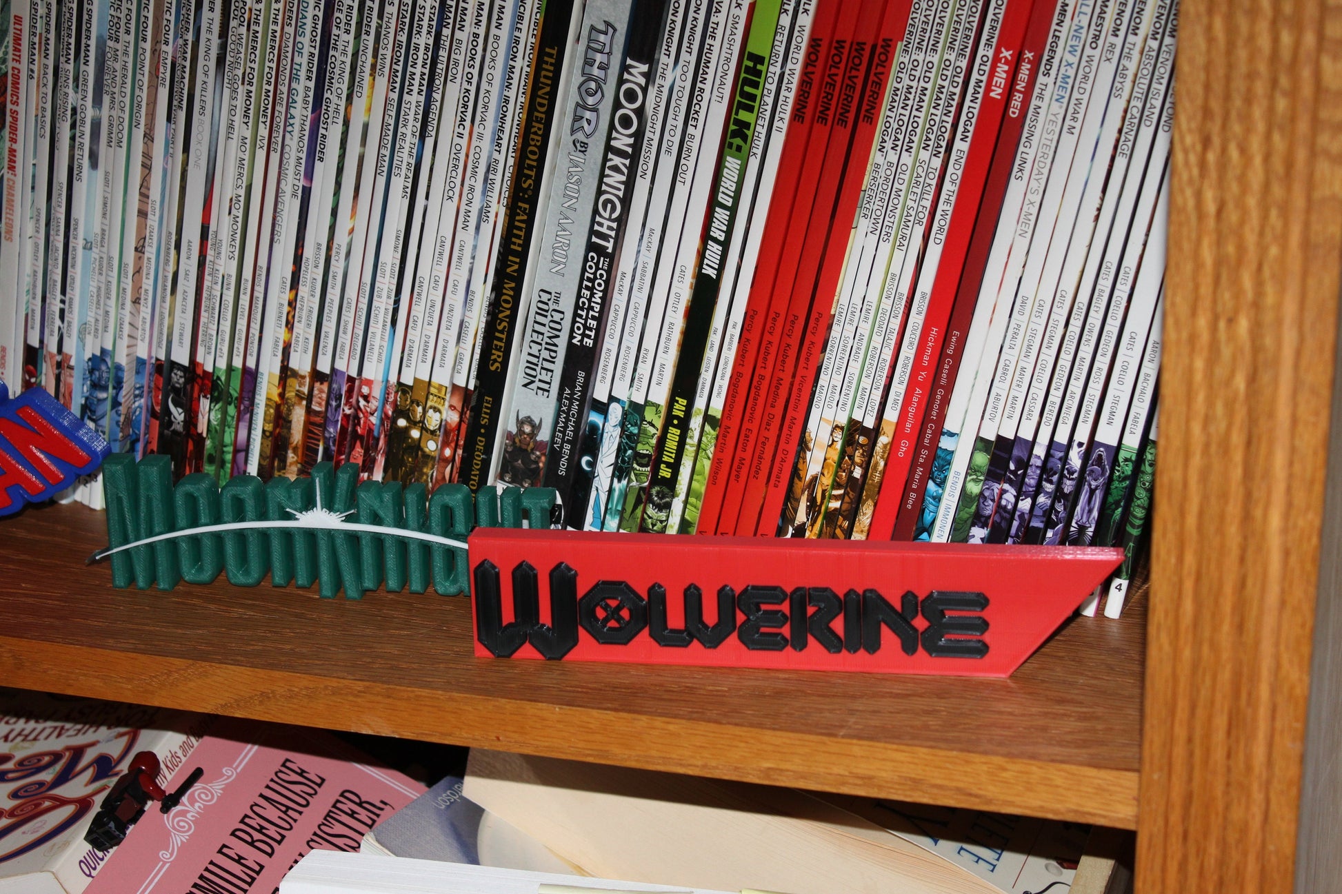 Wolverine 3D printed Comic Logo Art