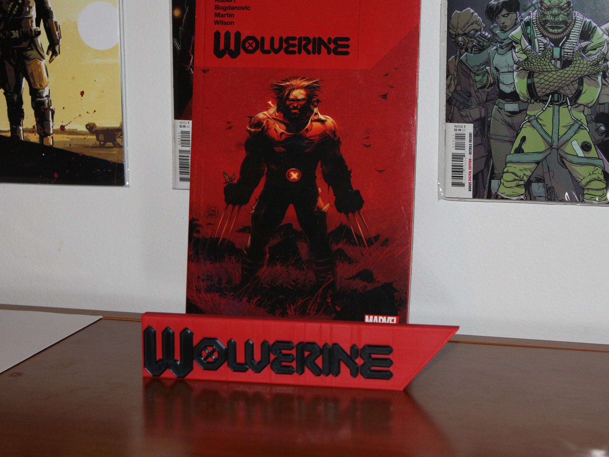 Wolverine 3D printed Comic Logo Art