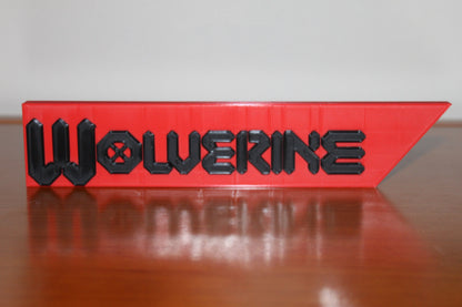 Wolverine 3D printed Comic Logo Art