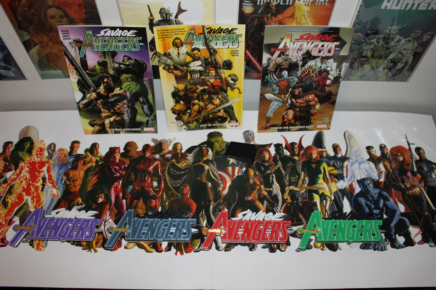 Savage Avengers 3D printed Comic Logo Art