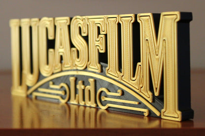 Lucasfilm 3D printed Logo Art