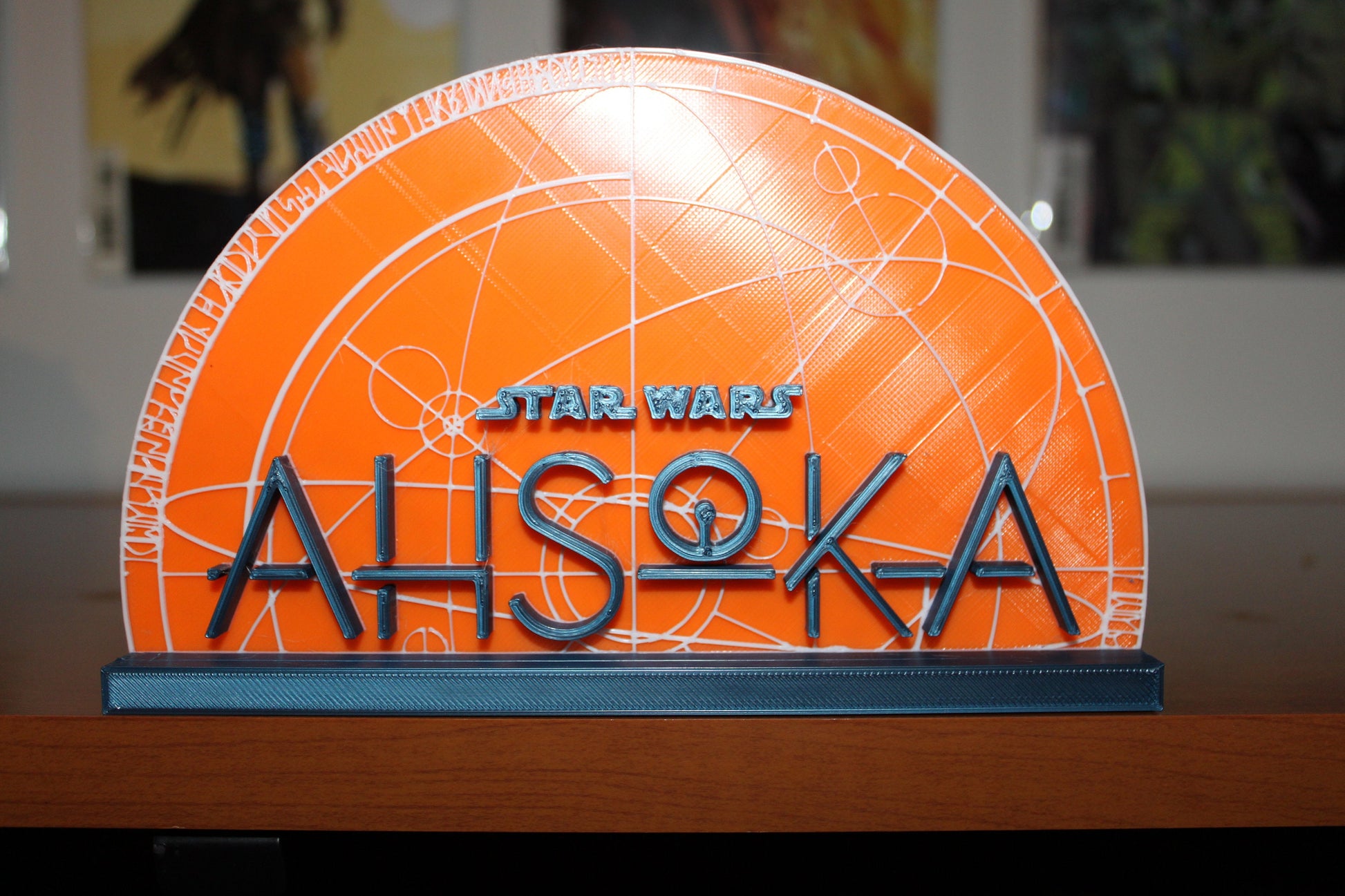 Ahsoka 3D printed Logo Art