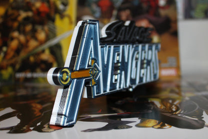 Savage Avengers 3D printed Comic Logo Art