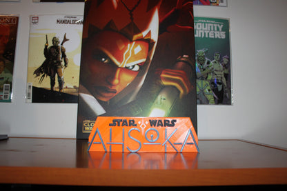 Ahsoka 3D printed Logo Sign Wall Desk Shelf Art