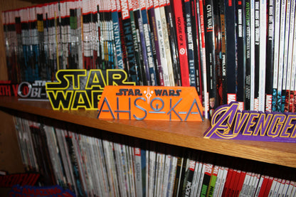 Ahsoka 3D printed Logo Sign Wall Desk Shelf Art