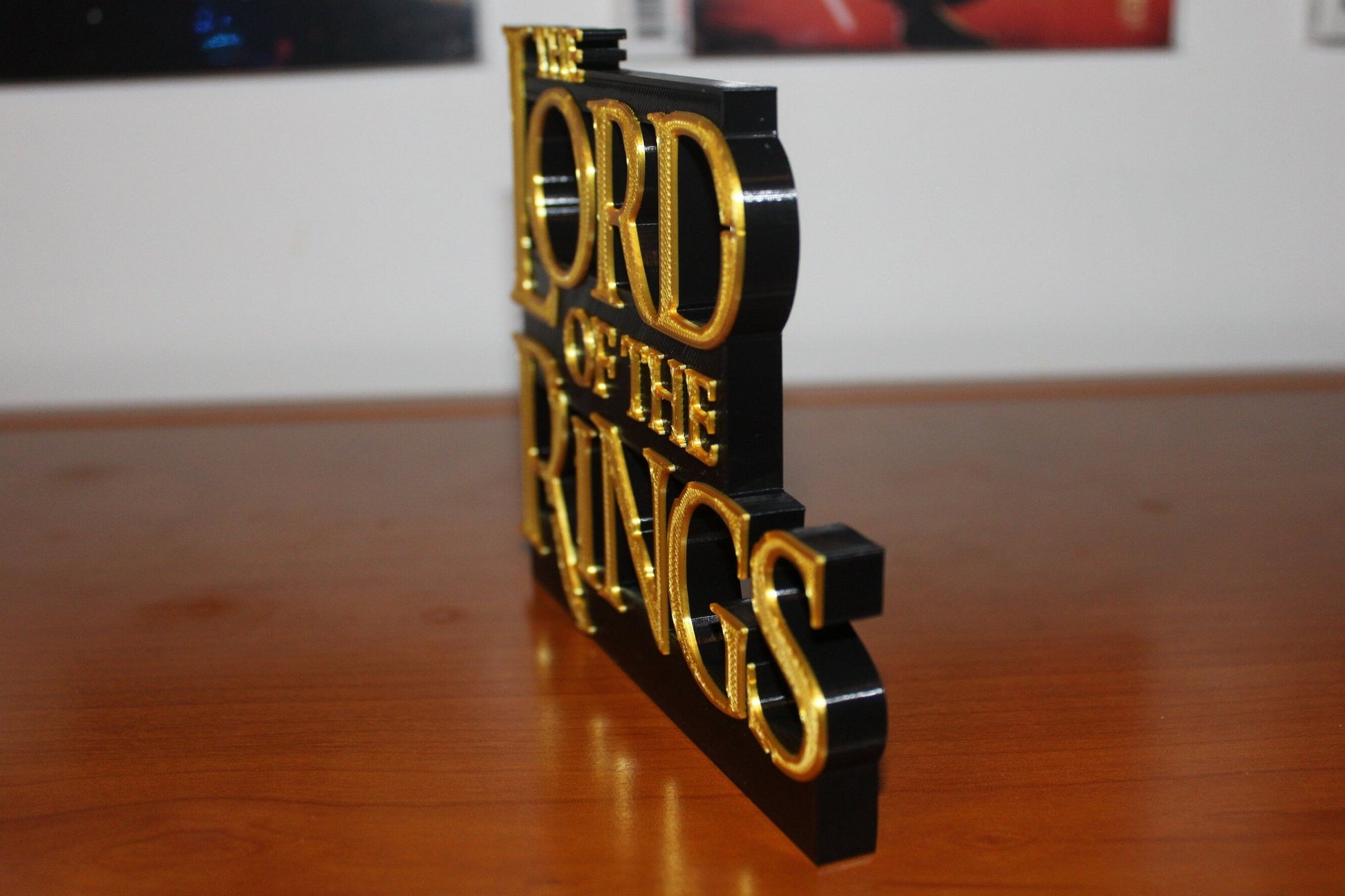 Lord of the Rings 3D printed Logo Art