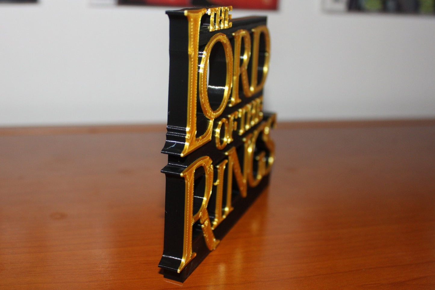 Lord of the Rings 3D printed Logo Art