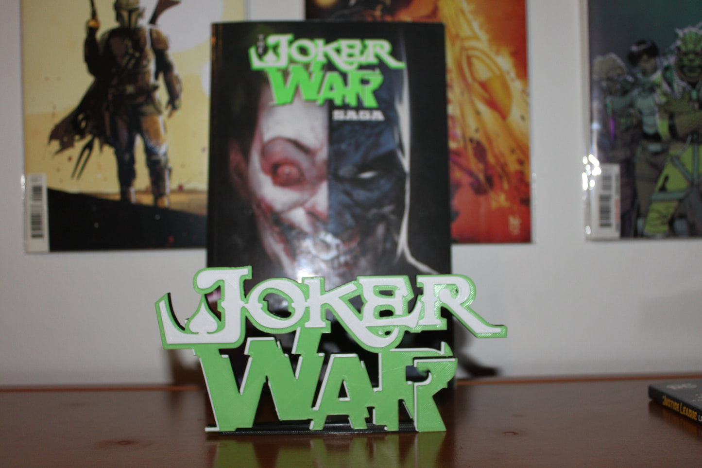 Joker War 3D printed Comic Logo Art