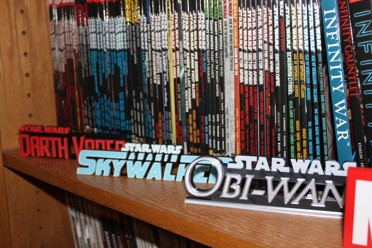 Anakin Skywalker 3D printed Comic Logo Art