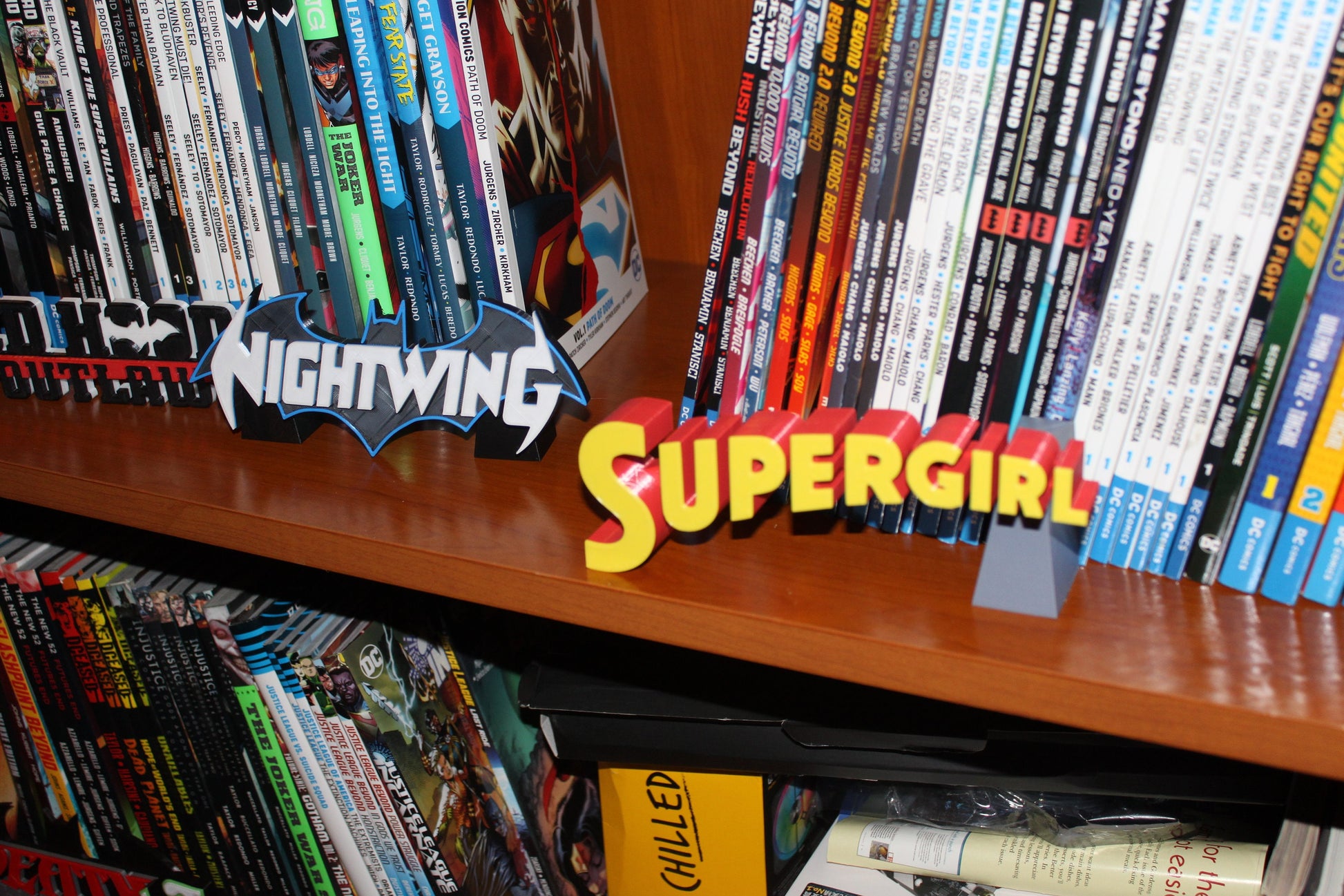 Supergirl 3D printed Comic Logo Art