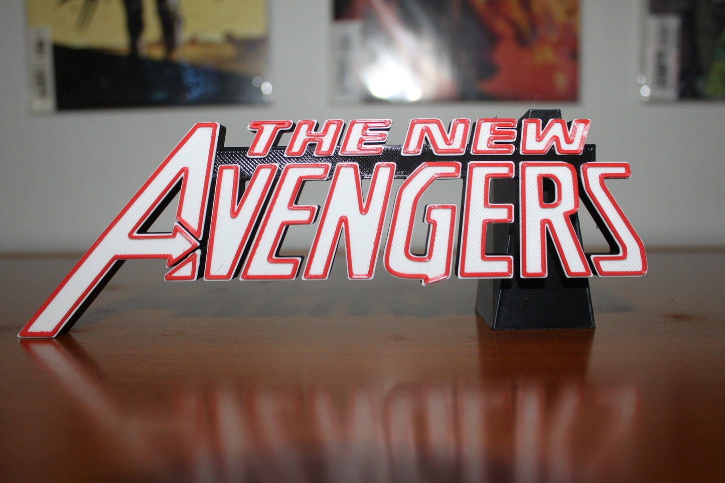 New Avengers 3D printed Logo Sign Wall Desk Shelf Art