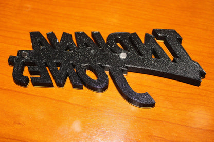 Indiana Jones 3D printed Logo Art