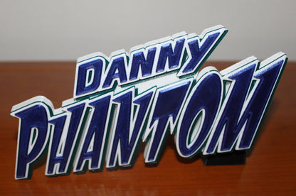 Danny Phantom 3D printed Logo Art