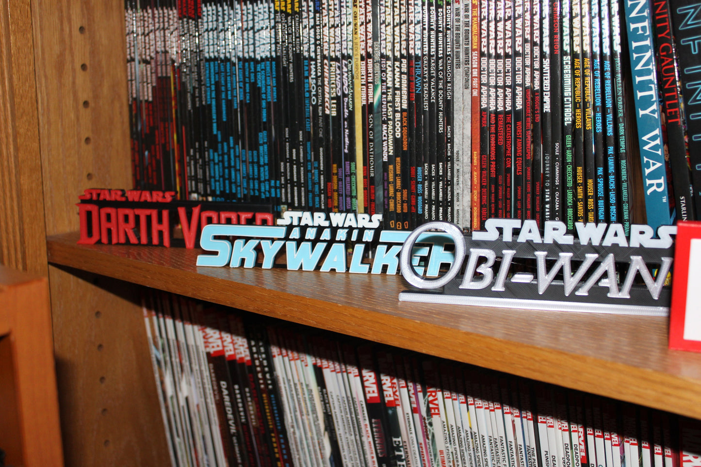 Anakin Skywalker 3D printed Comic Logo Art