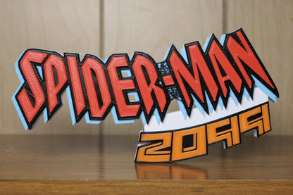 Spider-Man 2099 3D printed Comic Logo Art