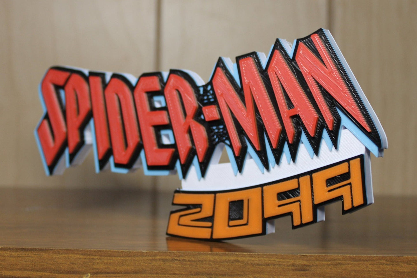 Spider-Man 2099 3D printed Comic Logo Art