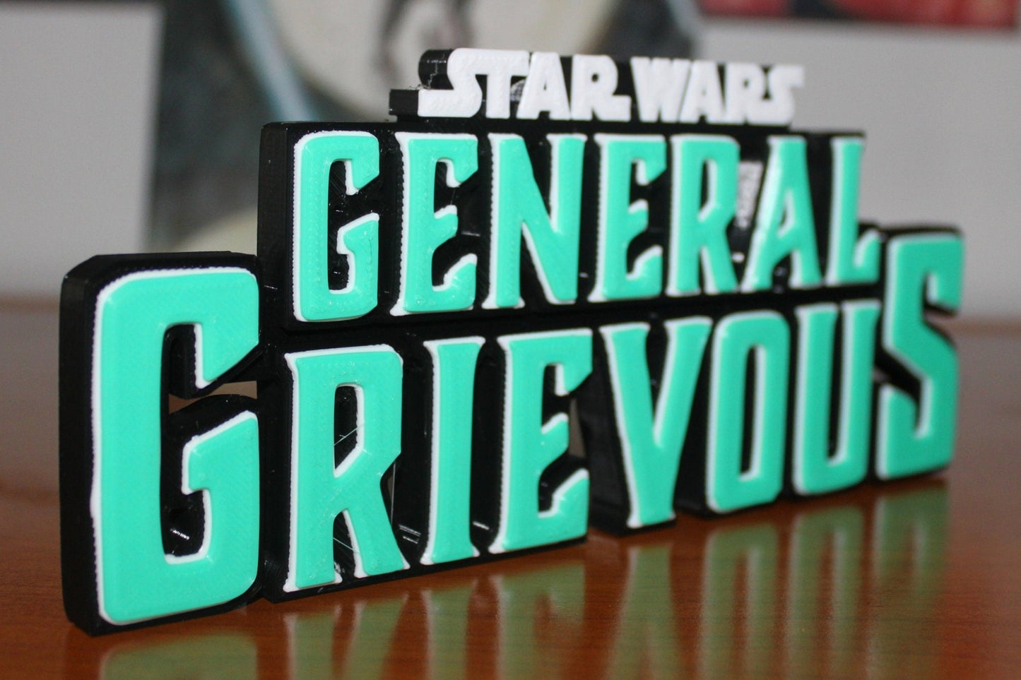 General Grievous 3D printed Comic Logo Art