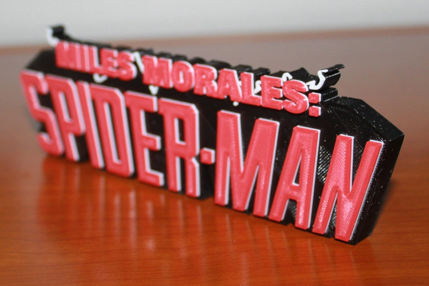 Spider-Man Miles Morales 3D printed Comic Logo Art