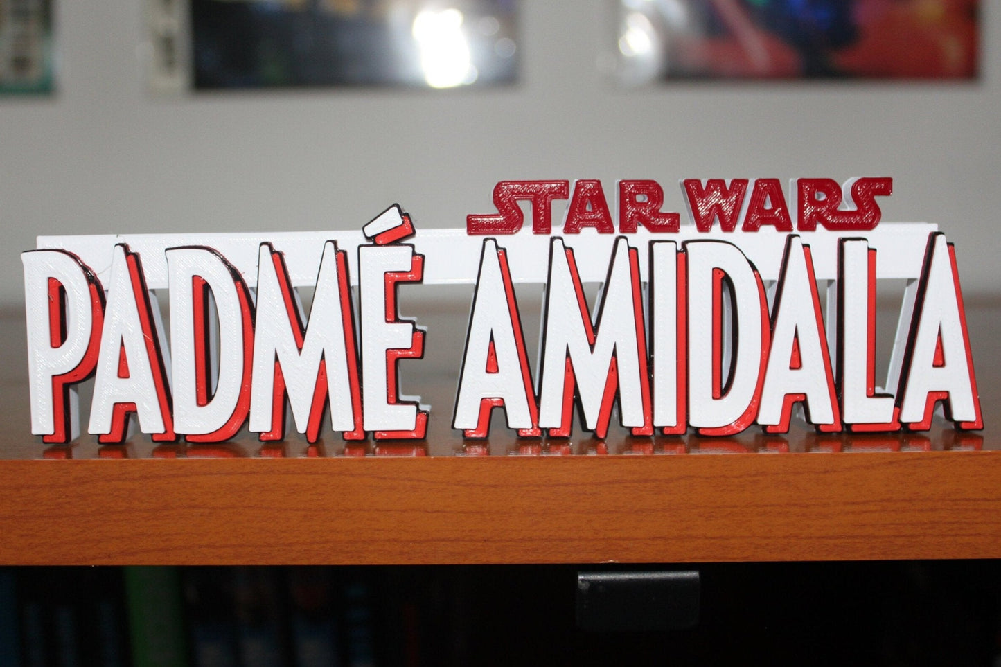 Padme Amidala 3D printed Logo Sign Wall Desk Shelf Art