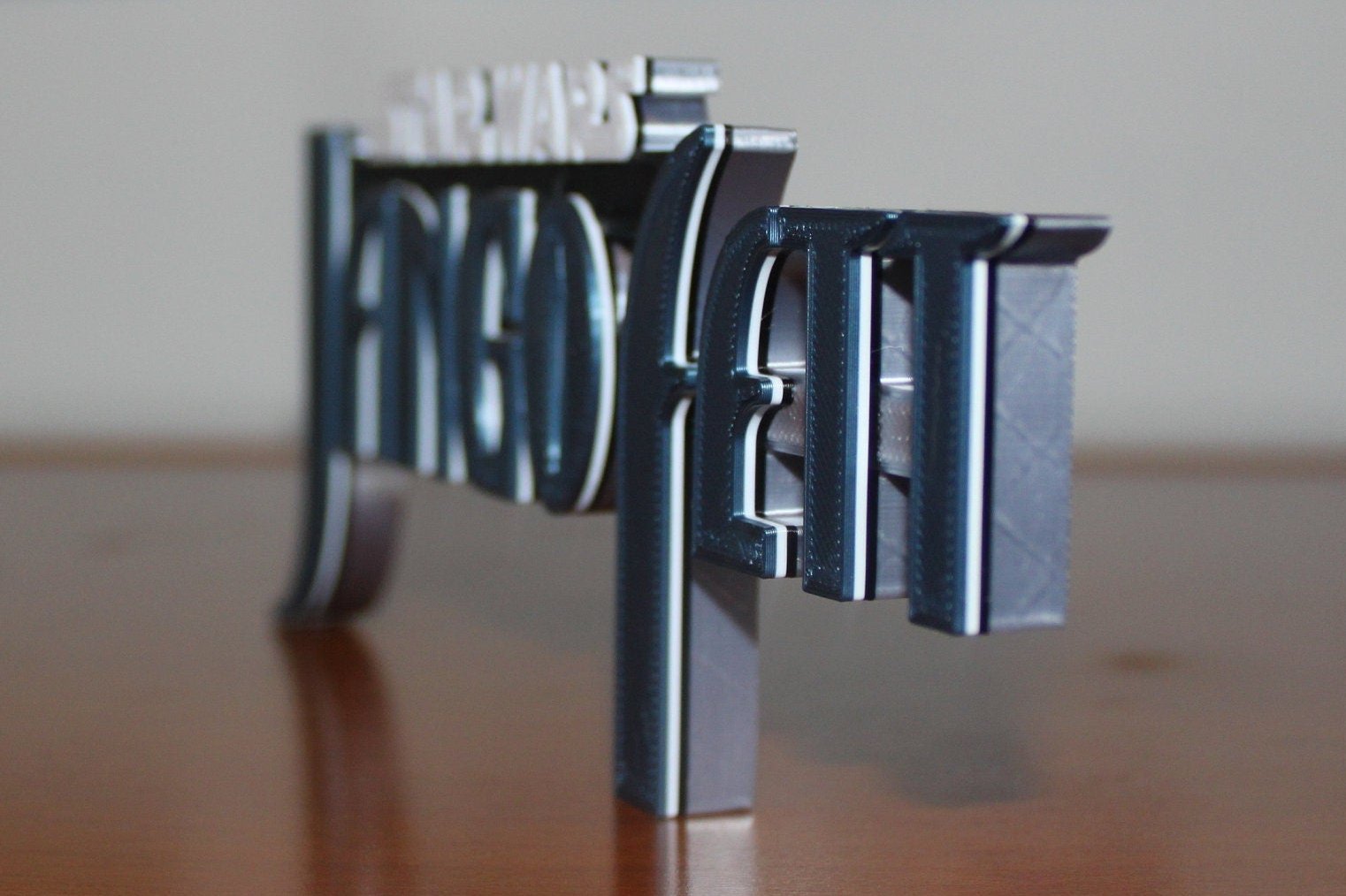 Jango Fett 3D printed Comic Logo Art