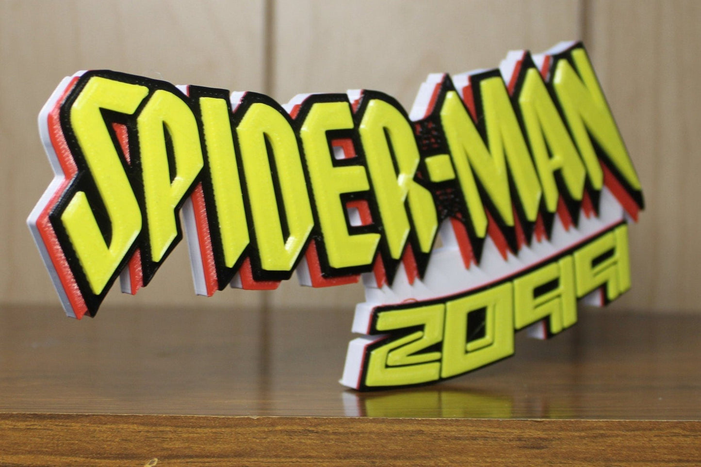 Spider-Man 2099 3D printed Comic Logo Art