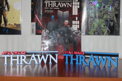 Thrawn 3D printed Logo Art