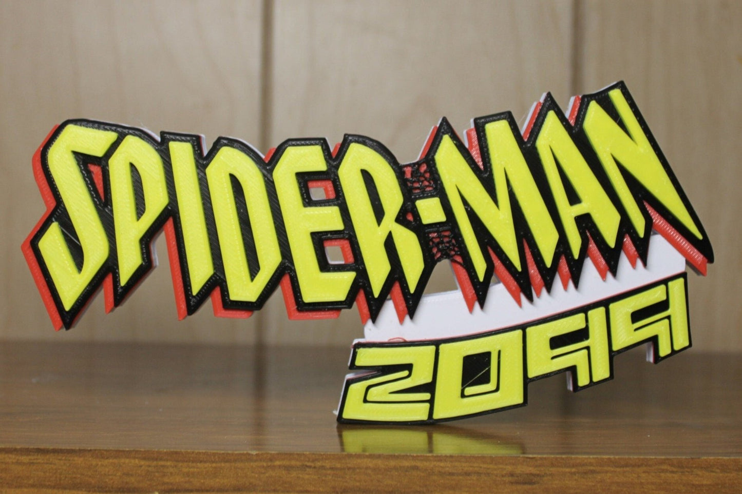 Spider-Man 2099 3D printed Comic Logo Art