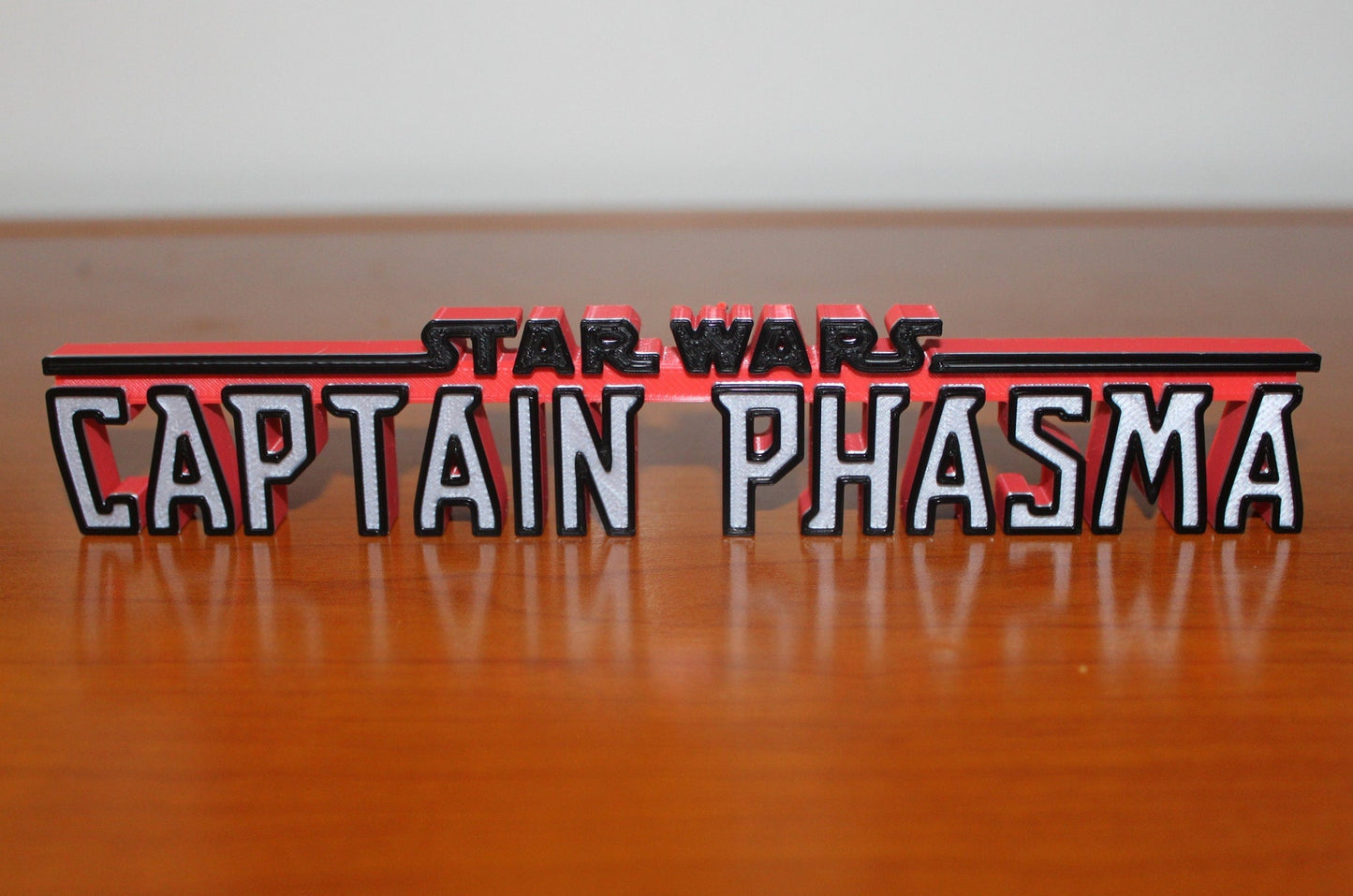 Captain Phasma 3D printed Logo Art