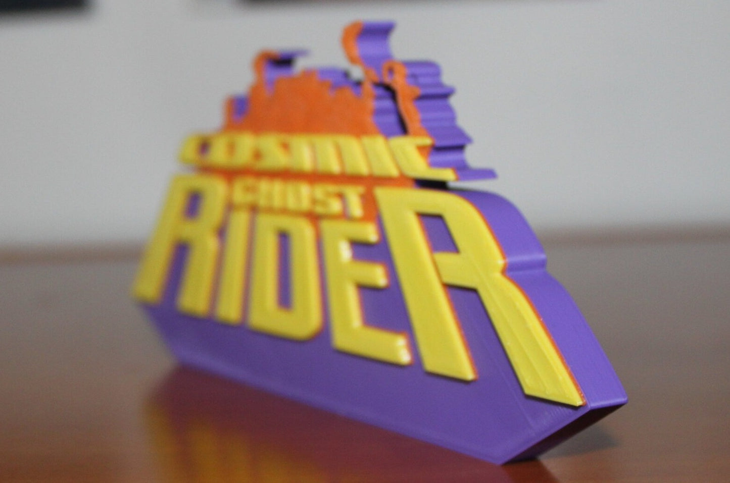 Cosmic Ghost Rider 3D printed Comic Logo Art