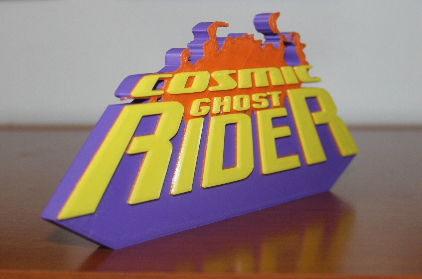 Cosmic Ghost Rider 3D printed Comic Logo Art