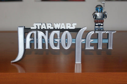 Jango Fett 3D printed Comic Logo Art