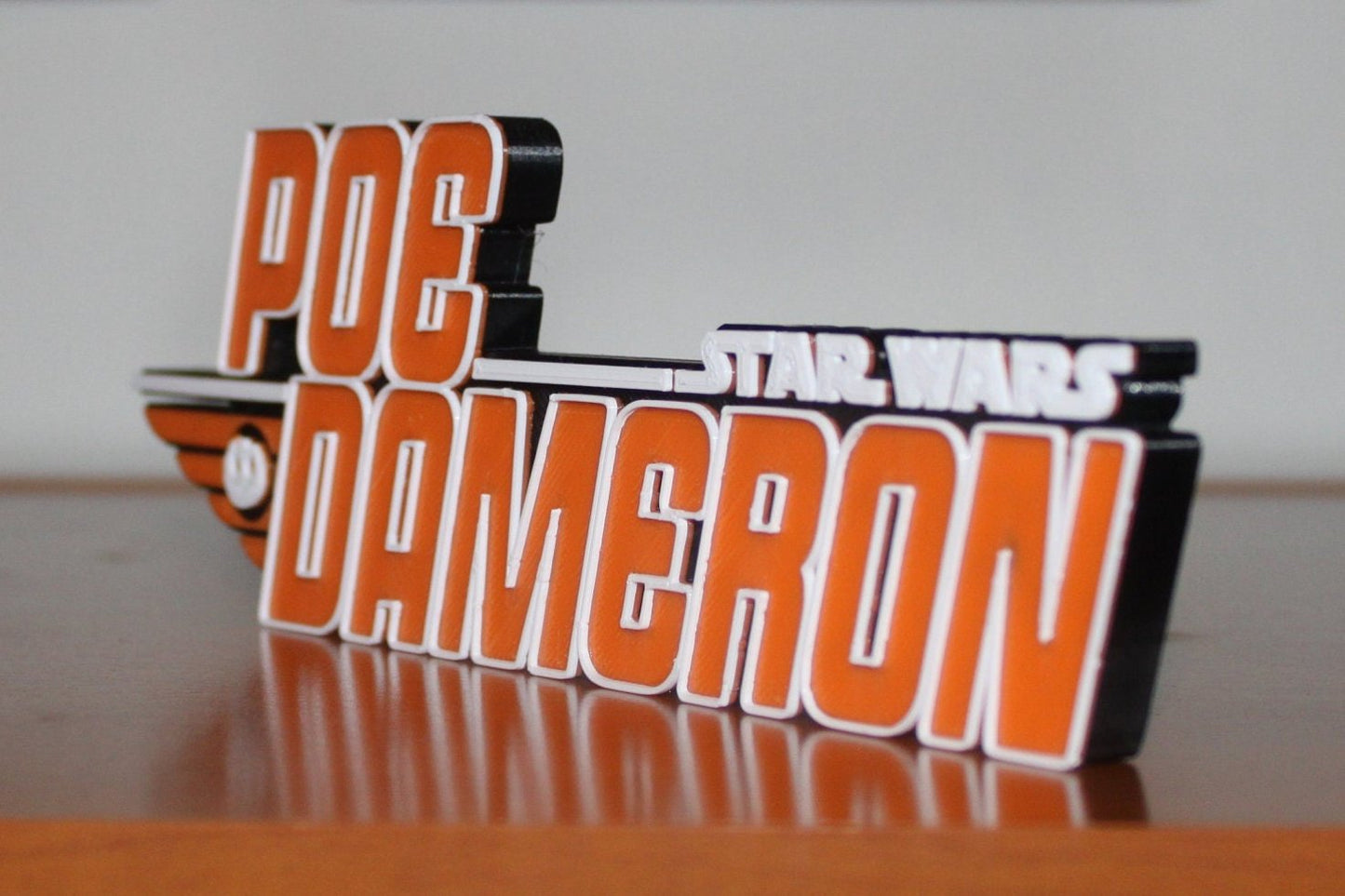 Poe Dameron 3D printed Logo Art