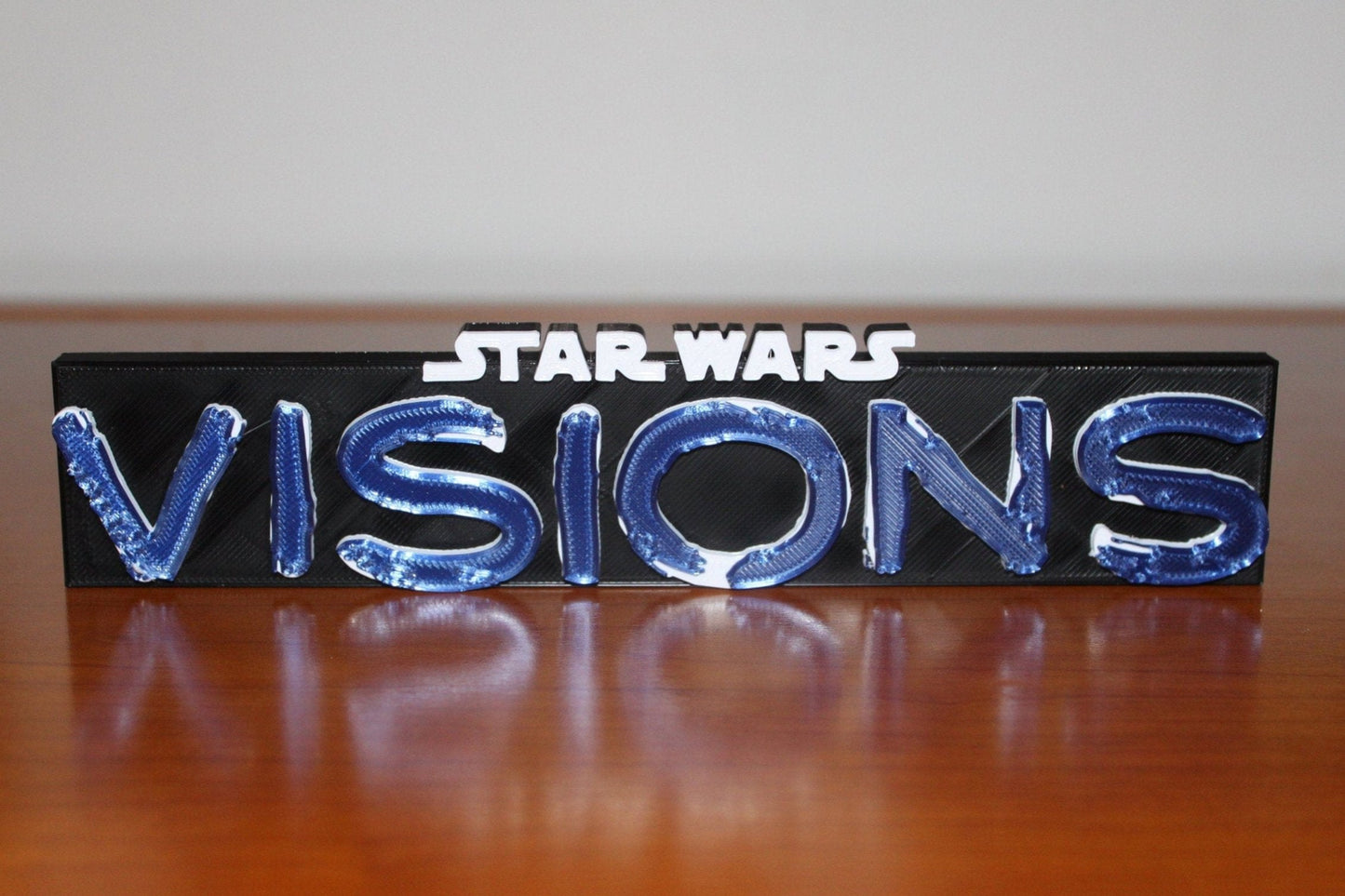 Star Wars Visions 3D printed Logo Sign Wall Desk Shelf Art