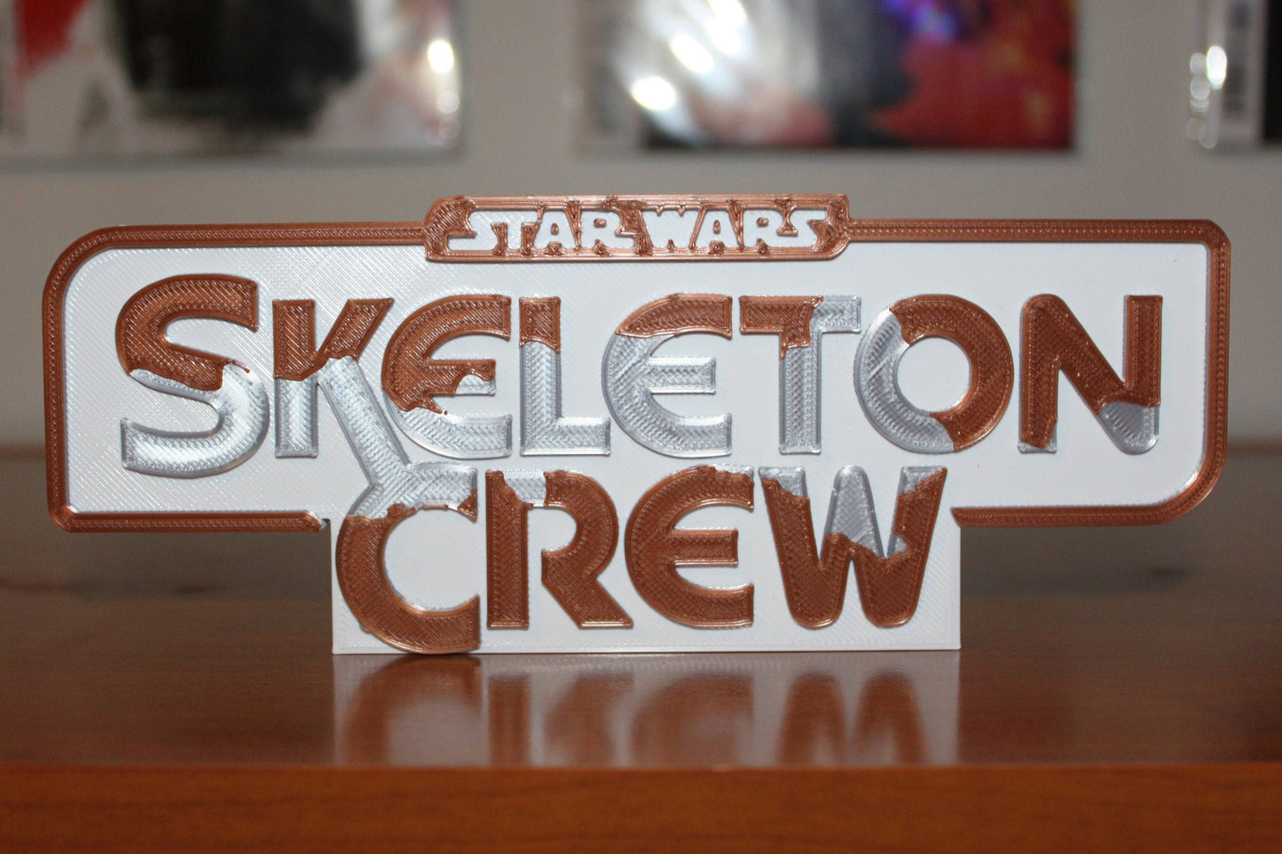 Skeleton Crew 3D printed Logo Art