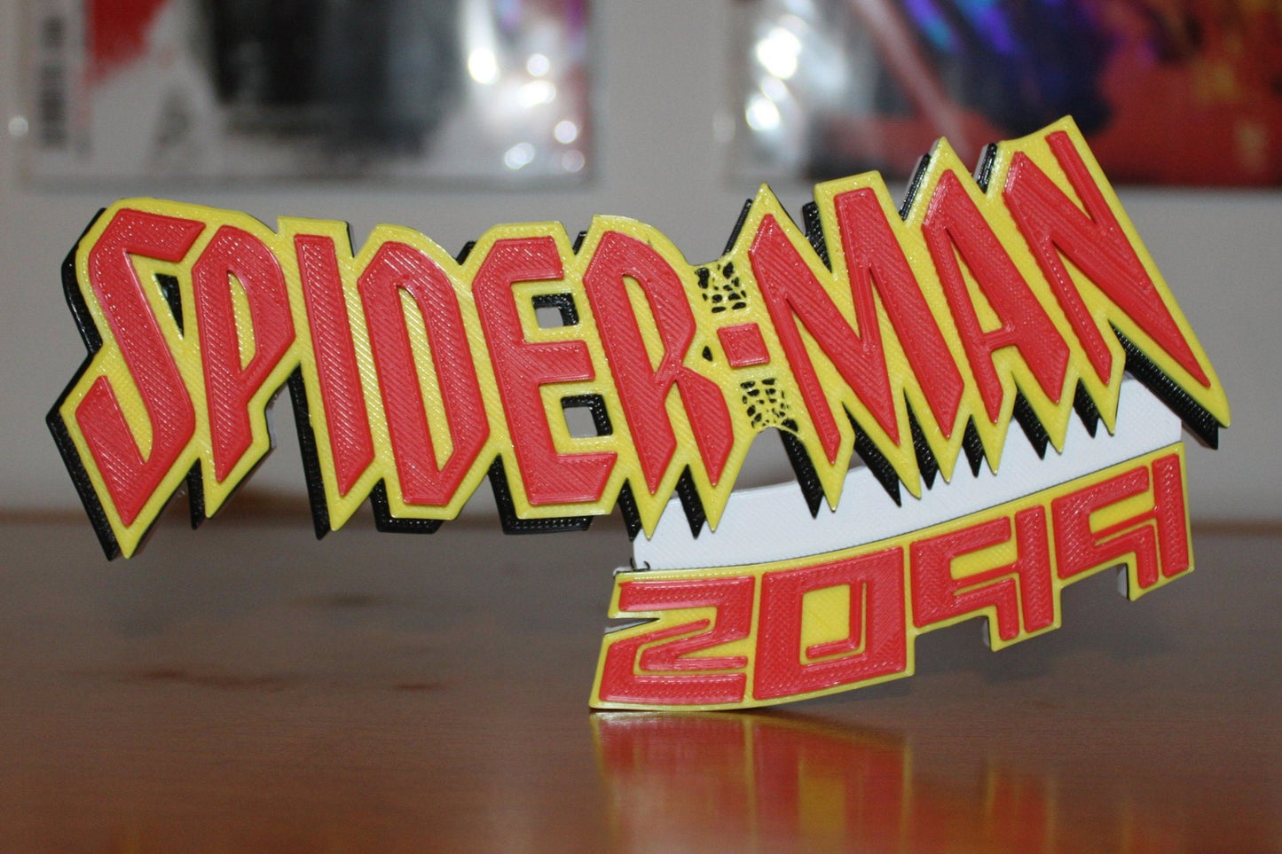 Spider-Man 2099 3D printed Comic Logo Art