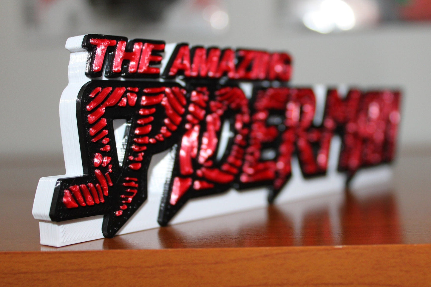 Spider-Man 3D printed Comic Logo Art