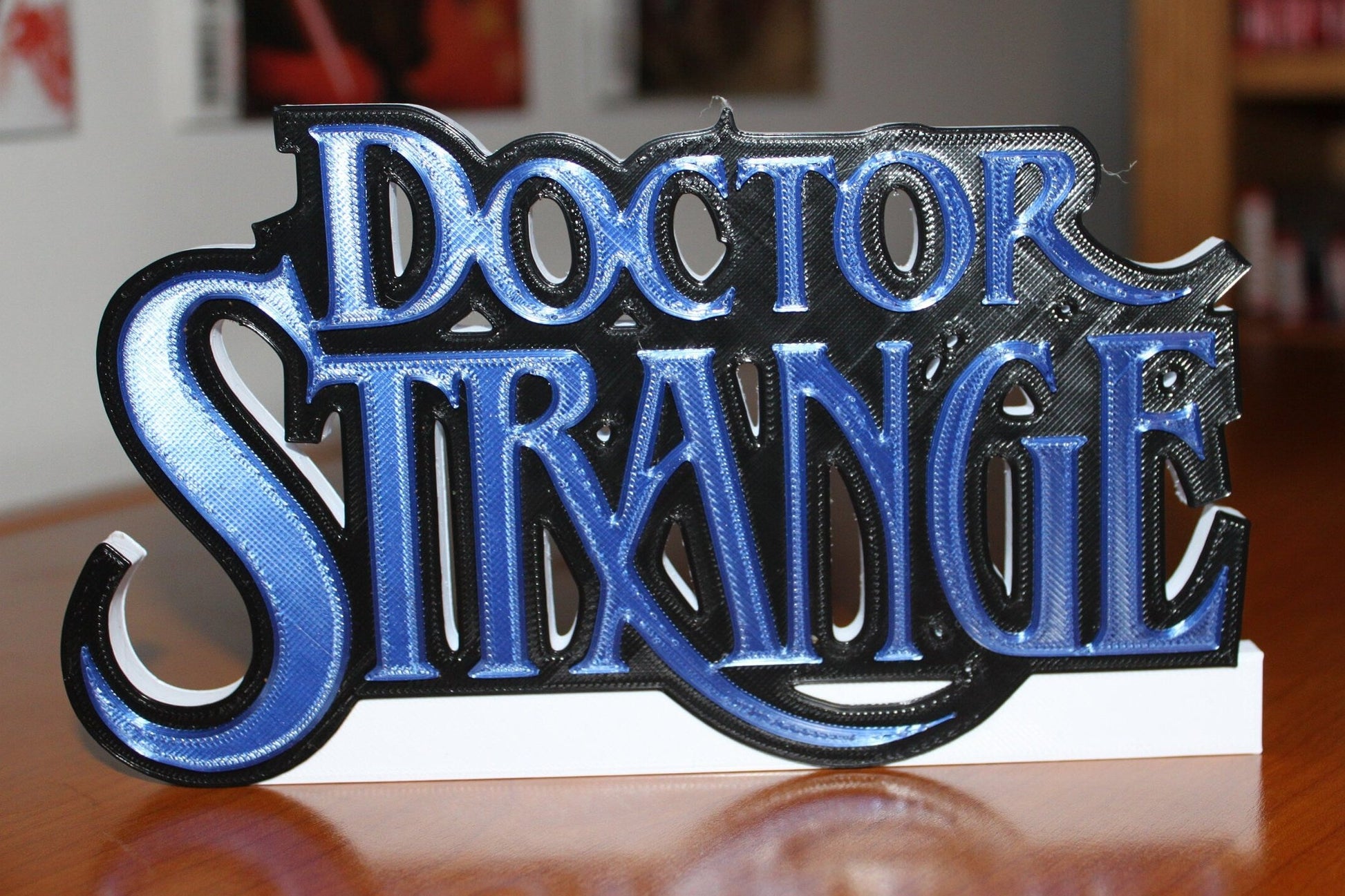 Doctor Strange 3D printed Comic Logo Art