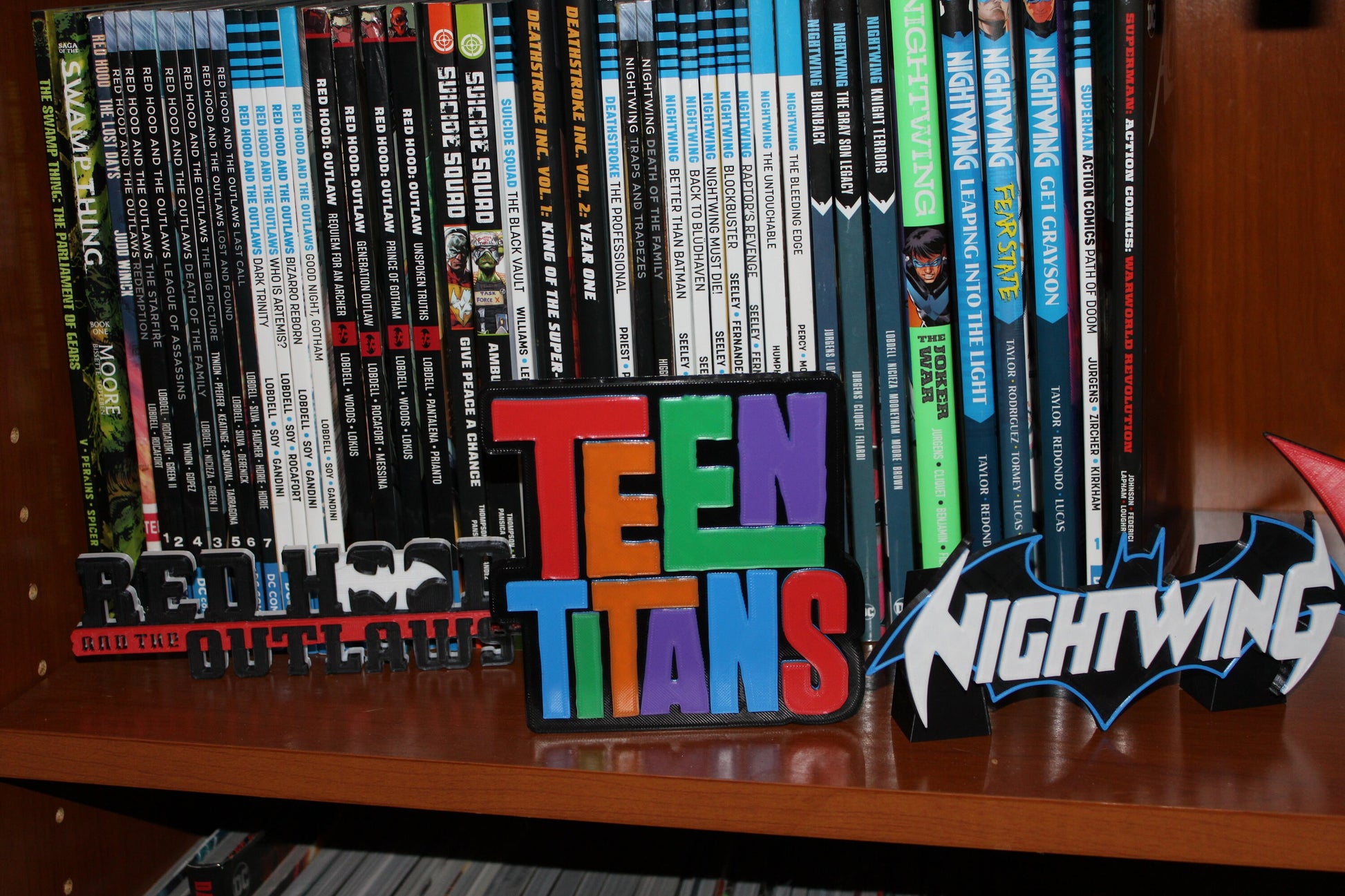 Teen Titans 3D printed Comic Logo Art