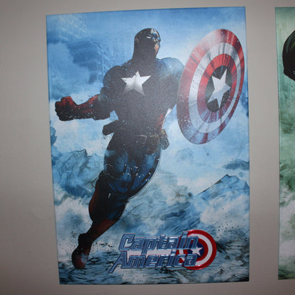 Captain America 3D printed Comic Logo Art