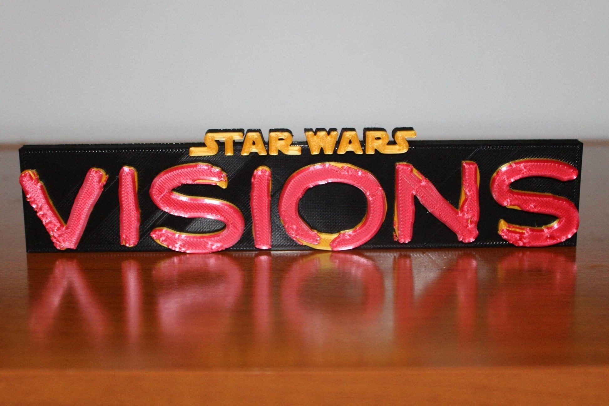 Star Wars Visions 3D printed Logo Art